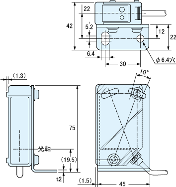 AC-BDL1 外形寸法図