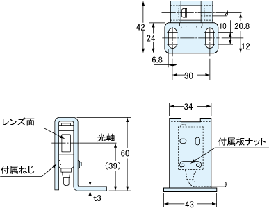 G-MSB1 外形寸法図