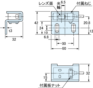 G-MTB1 外形寸法図