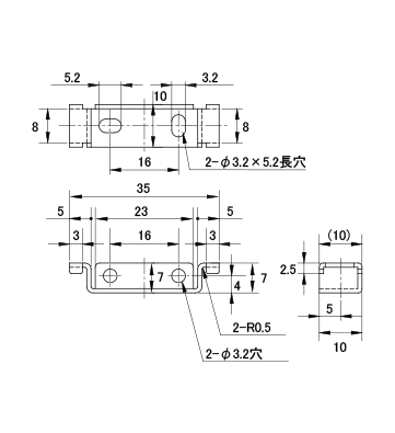 AC-BF3 外形寸法図