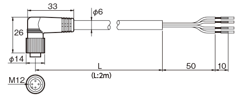 FAC-D4R2L Dimension