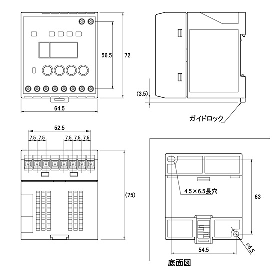 DMC-T4A 外形寸法図