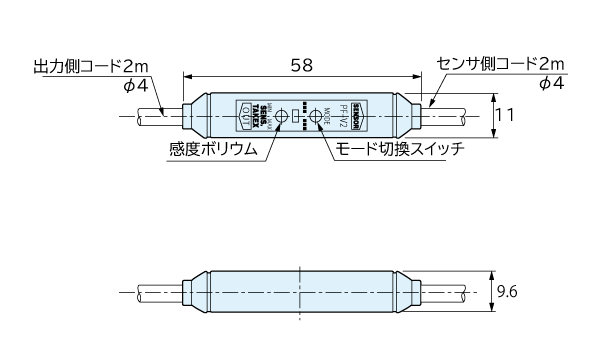 PF-V2PN 外形寸法図