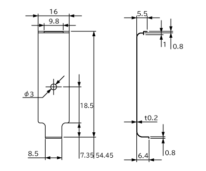 XNE2-P3 外形寸法図