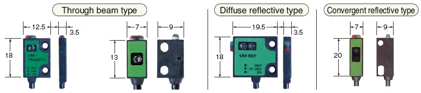 Ultra miniature size (extra thin, extra compact)